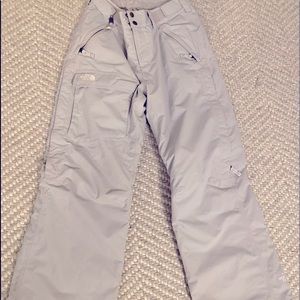 The North Face women’s ski pant size small. Stone color.